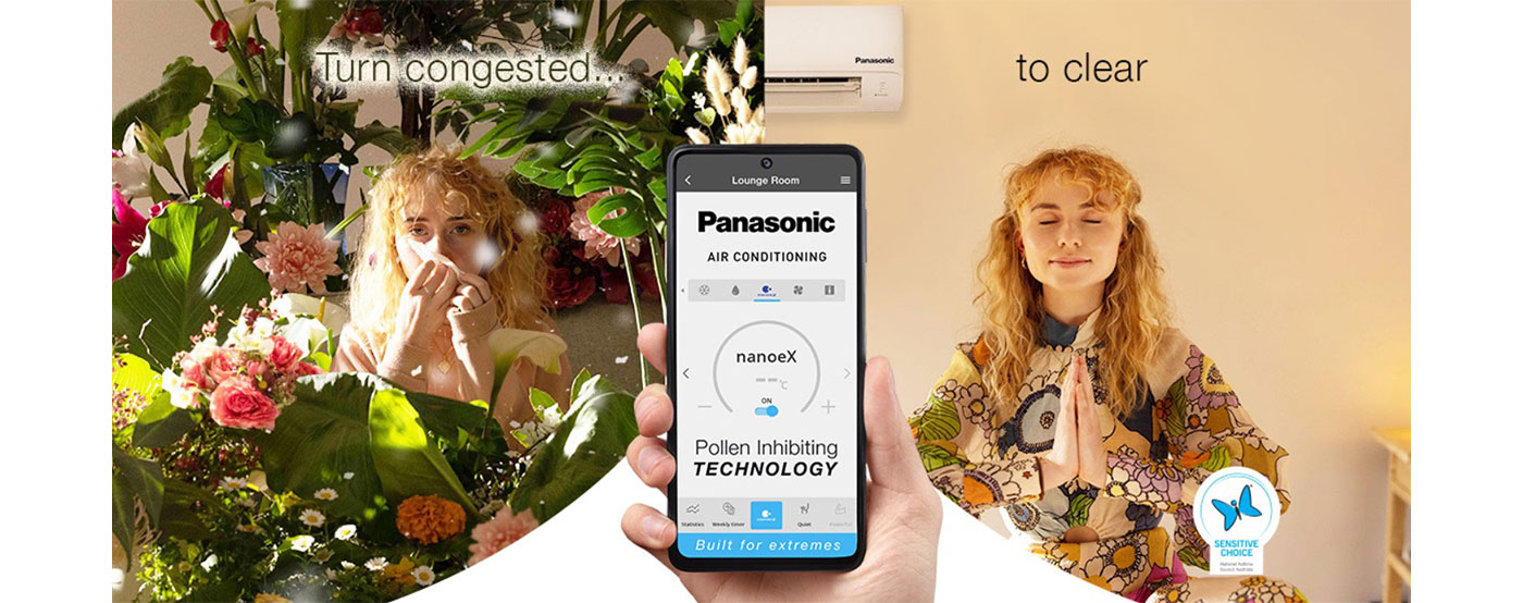 Panasonic Air Conditioners for allergies with Animals. Allergen and Odour Inhibiting. Buy from All Cool Sales, Brendale, Brisbane.